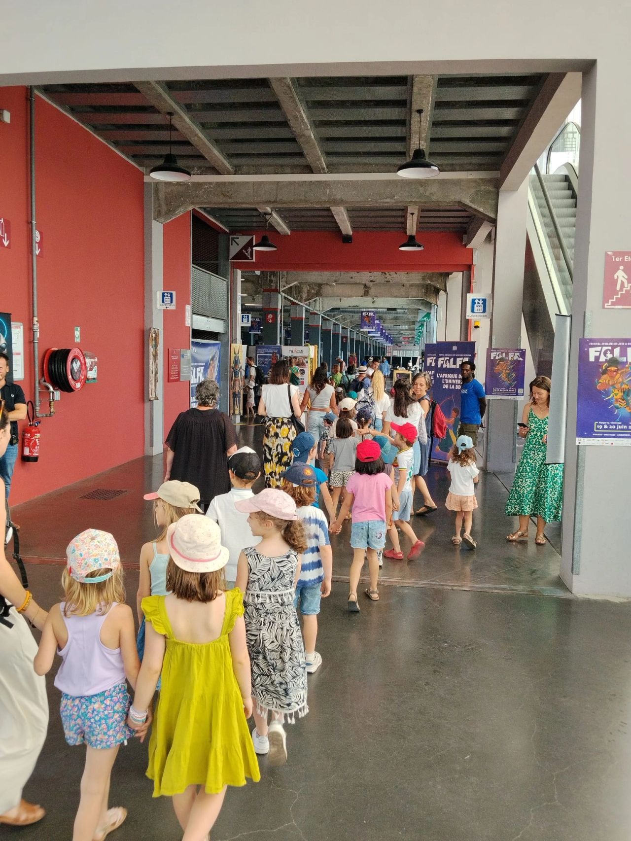 Groupe scolaire pendant le FALFA 2026