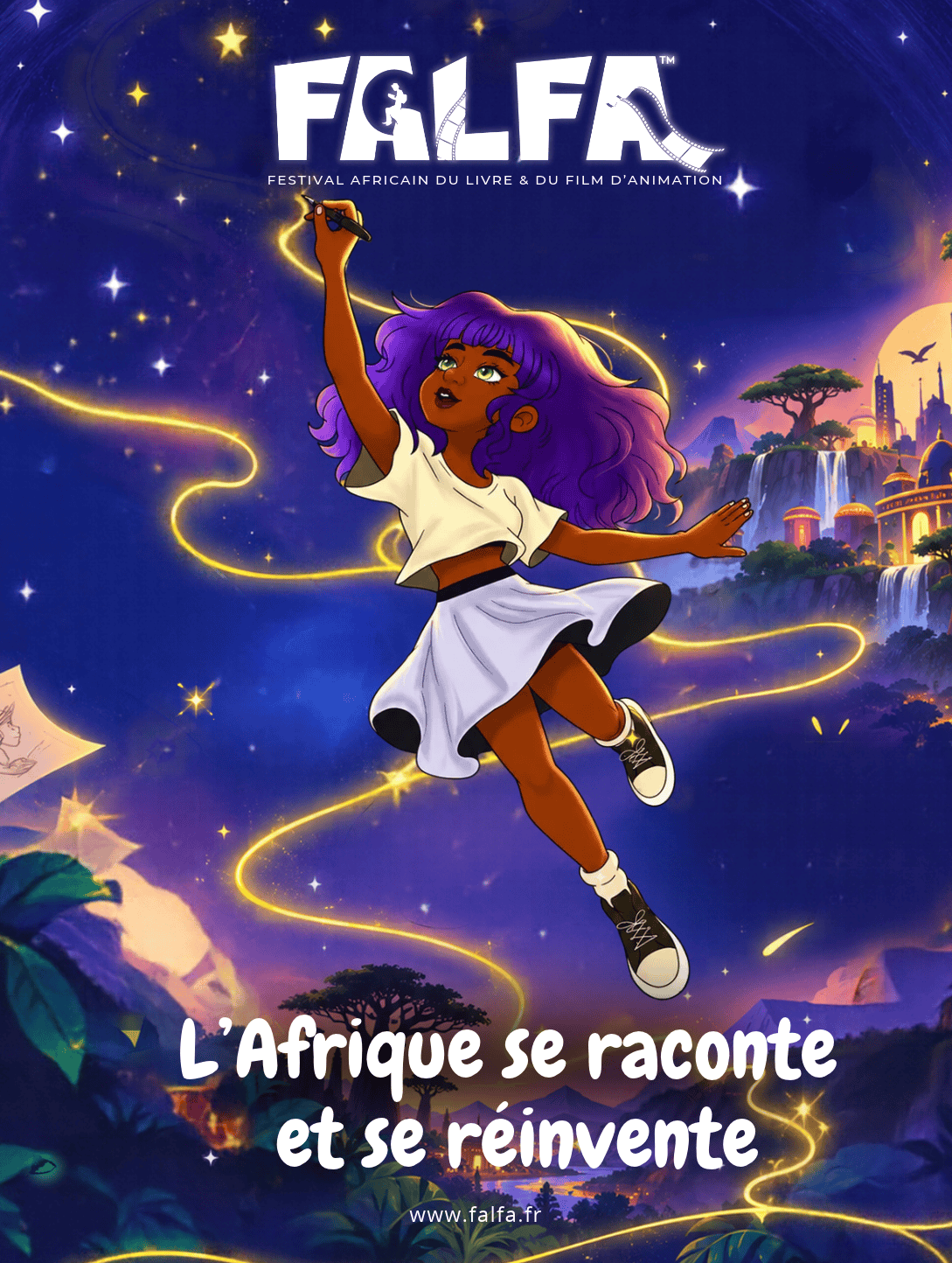 Affiche FALFA — L’Afrique se raconte et se réinvente